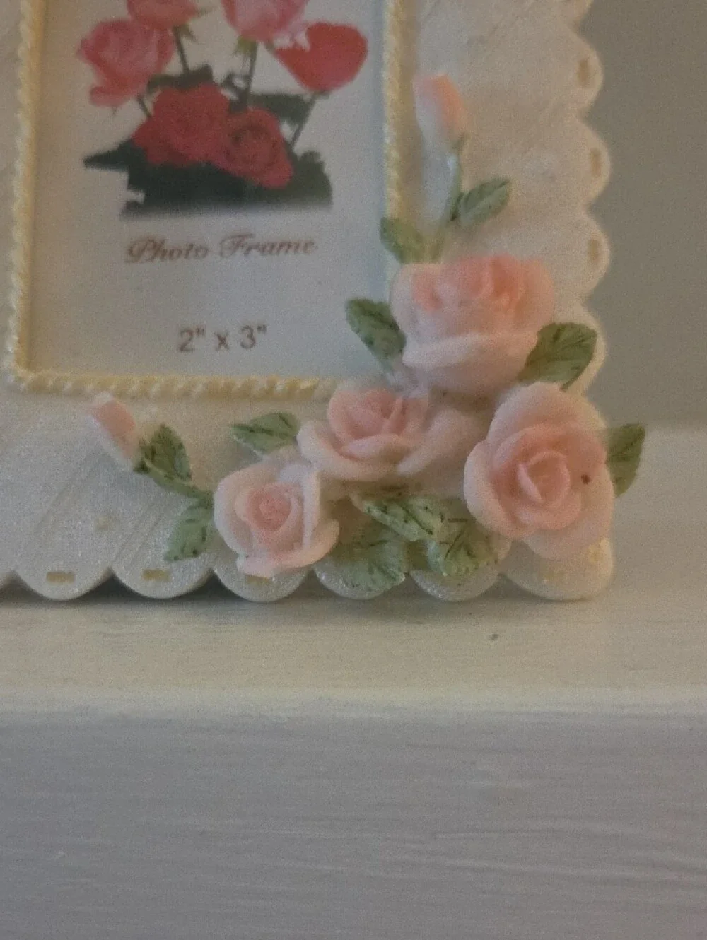 Ceramic Floral Photo Frame